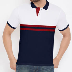 Polo à manches courtes décontracté de haute qualité pour hommes Nouveau design avec logo personnalisé Respirant Solide Motif OEM Disponible - Product Image 1
