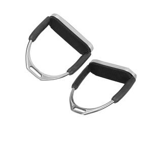 Recién llegado, estribos de aluminio para montar a caballo, agarre de seguridad ajustable ligero, banda ancha cómoda, Exportación OEM - Product Image 1