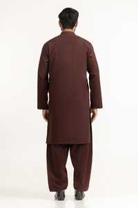 ชุดเสื้อผ้าผู้ชายคุณภาพสูง คอทรงโอ ปักลายแบบอัฟกานิสถาน ชุดกามีซ ชัลวาร์ ขายส่ง แบบเย็บสำเร็จ 2 ชิ้น ผ้ามีความยืดหยุ่น ระบายความชื้นได้ดี - Product Image 2