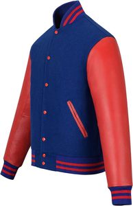Chaqueta personalizada para hombre hecha en Pakistán con letras, nuevo estilo, transpirable, de talla grande, chaqueta universitaria de béisbol para hombre - Product Image 2