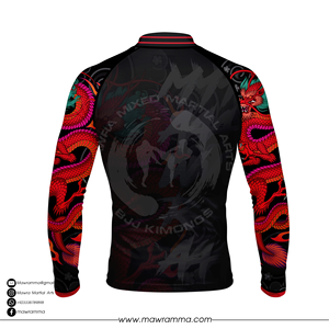Mawra OEM Rashguard personnalisé à manches courtes, extensible dans 4 directions, impression par sublimation, t-shirt de compression pour hommes, fitness, musculation, entraînement - Product Image 6