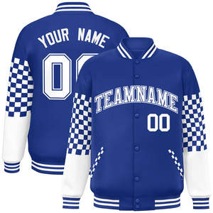 Sublimación personalizada o bordado Varsity Letterman Chaquetas de béisbol Jersey de béisbol liso para adultos Varsity Chaquetas - Product Image 6