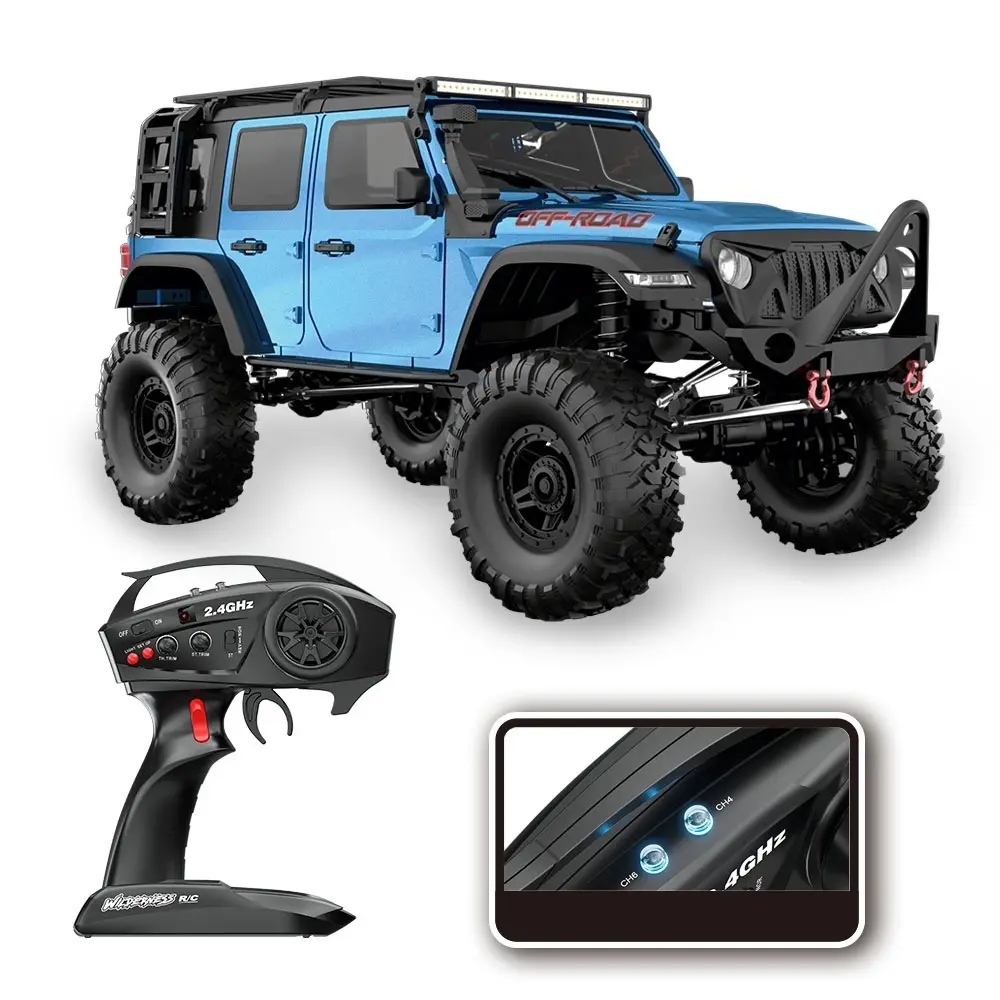 HBR1011-14 1:10 Scale Off-road Vehicle Model RC Cars 550 Carbon Brushed Motor 2.4Ghz Remote Control Toy Large Size Climbing Cars