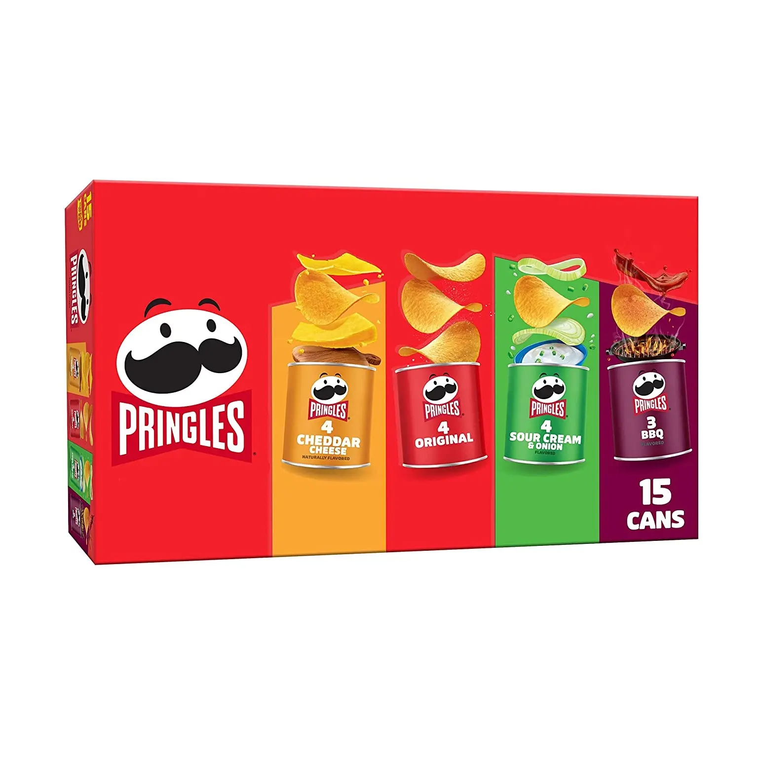 Pringles Snack Stacks Kartoffel chips Chips Original geschmack 0,67 oz 48 ct