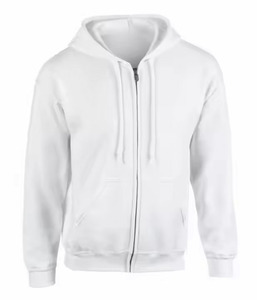 Sudadera con capucha en blanco unisex de alta calidad con diseño personalizado Sudadera con capucha de algodón personalizada Sudadera con capucha de gran tamaño para hombre - Product Image 2