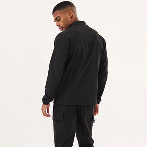 Haute Qualité Streetwear Vêtement Zipper Tech Formation Jogger Survêtement Polyester Coupe-Vent Nylon Cargo Survêtement Ensemble Hommes - Product Image 5