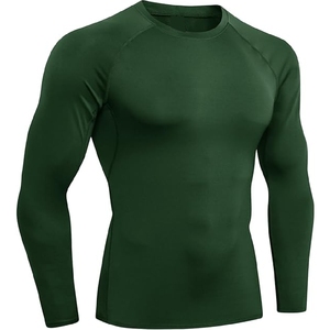 Men Rash Guard Long Sleeve Plain Wholesale BJJ Rash Guards <b>Custom</b> Blank <b>Compression</b> <b>Shirts</b> <b>Design</b> Your Own Rash Guard - Product Image 6