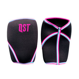 Rodilleras de Neopreno de 7 mm con Logotipo Personalizado, Ajustables, Antideslizantes, Negras, Soporte de Compresión Profesional para Levantamiento de Pesas y Sentadillas - Product Image 1
