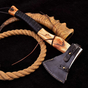 Premium fait à la main industriel damas acier Tomahawk hache bois Durable forgé Construction Pakistan origine Camping chasse outil - Product Image 4