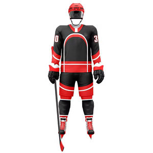 Venta al por mayor mejor diseño 100% poliéster equipo desgaste transpirable campo Hockey Jersey y pantalones cortos conjuntos con etiqueta privada - Product Image 2