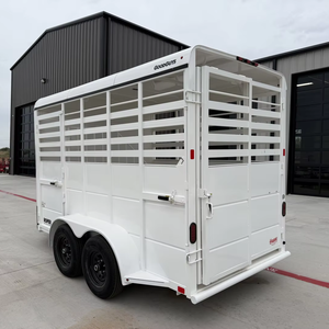 Remolque de Transporte de Ganado y Animales de Gran Resistencia, de Aluminio, para Uso Agrícola, Semirremolque Duradero con Ventilación Lateral - Product Image 1