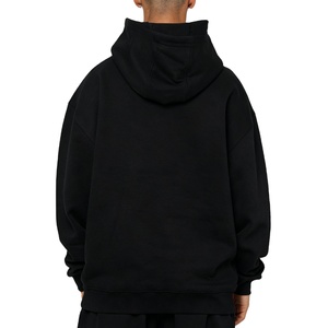 Sweats à capuche 100% coton pour hommes, poids lourd, coupe surdimensionnée, unisexe, épais, confortable, élégant et personnalisé - Product Image 3