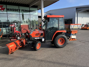 Tractor Kubota STV40 de 40HP 4WD de alta distancia entre orugas, diésel, para viñedos y huertos, con cabina, máquina agrícola en venta - Product Image 6