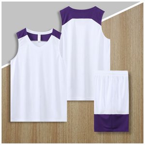 Conjunto de traje de entrenamiento deportivo de baloncesto americano con logotipo personalizado QZJC para adultos de talla grande transpirable 100% poliéster - Product Image 5