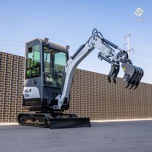 Mini-excavatrice compacte sur chenilles CE EPA 1,5 tonne 1,3 tonne, durable, livraison gratuite pour travaux <span class=keywords><strong>de</strong></span> terrassement à petite échelle - Product Image 4