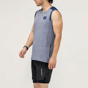 เสื้อกล้ามสำหรับผู้ชายเสื้อออกกำลังกายผ้าฝ้ายผลิตจากผ้าฝ้าย - Product Image 4
