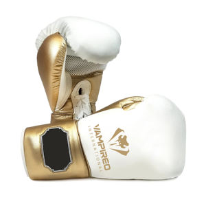 VI ถุงมือมวยหนัง PU คุณภาพสูงใช้ได้ทั้งชายและหญิงถุงมือฝึกกลางแจ้ง MMA กันน้ำออกแบบโลโก้ได้ตามที่ต้องการ - Product Image 1