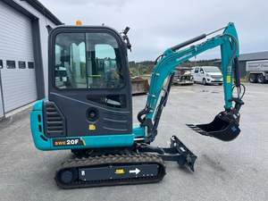 Mini-excavatrice SWE18UF 2022, 1 tonne, d'occasion, type chenille KOOP, composants principaux : moteur, pompe, boîte de vitesses, couple de levage élevé - Product Image 6