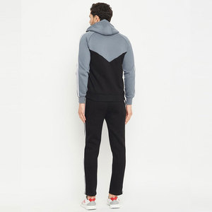Premium Quality Solid Color Custom Men <b>Tracksuits</b> 100% <b>Polyester</b> <b>Tracksuit</b> For Men Elastic Waist Full Sleeve <b>Tracksuits</b> - Product Image 2