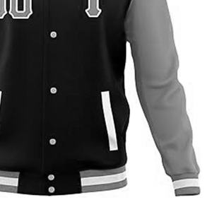 Veste universitaire pour hommes, légère et respirante, en coton polaire, élégante, décontractée, à la mode, vêtements d'extérieur, veste surdimensionnée chaude pour l'hiver - Product Image 3