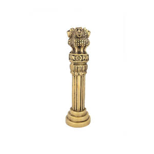 Miniatura de pilar Ashoka de latón de alta calidad, muy vendida, para decoración del hogar, al mejor precio desde India. - Product Image 3