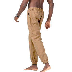 กางเกงขายาวผู้ชายดีไซน์ล่าสุด ขายส่ง สไตล์โดดเด่น ปี 2025 ผ้าแคนวาส น้ำหนักเบา ทรงตรง สบายๆ เอวกลาง สำหรับขายออนไลน์ - Product Image 2