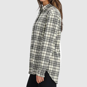 Camisa de Franela de Manga Larga con Botones y Logotipo Personalizado para Hombre, 100% Algodón, Anti-UV y Transpirable - Product Image 4