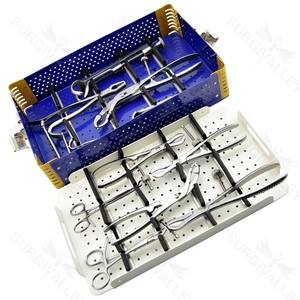 Kit d'instruments de réduction manuels en acier inoxydable réutilisables pour petits fragments, pour chirurgie orthopédique - Product Image 1