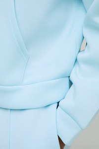 Venta al por mayor de calidad superior de dos piezas chándal mejor Durable azul cielo Atlético fit chándal - Product Image 6