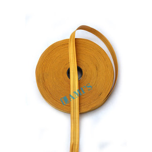 Handmade High Quality Jacquard Ribbon Cotton Polyester in Yellow with Viscose Material Lace Woven Braid and Ribbon <b>Strips</b> - Product Image 2