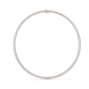 Collier en diamant CVD EF VVS-VS créé en laboratoire 24,06 CT, diamants taille émeraude, or 18 carats, 14 carats, or rose, or jaune, or blanc, luxe et raffinement - Product Image 2