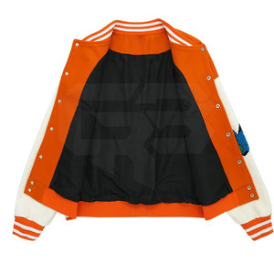 Meilleur prix veste Lettermen de haute qualité style unique personnalisé hiver col montant polaire taille XL caractéristique légère pour les hommes - Product Image 3