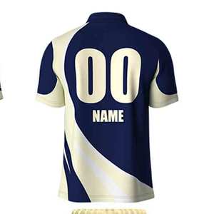 Ensemble de tenue de cricket personnalisable 100% polyester respirant, uniforme sublimé, imprimé avec le nom du joueur, uniforme de cricket pakistanais - Product Image 4