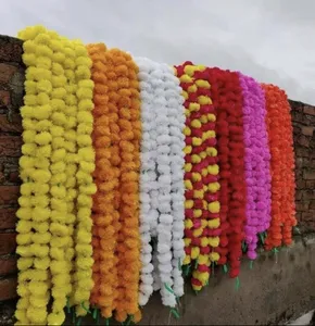 Cordes artificielles pour Diwali et décoration de mariage Décor à thème blanc Guirlande indienne-Corde de décoration Nikah