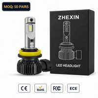 Ampoule de phare LED 12V 6000K Blanc froid Compatible Canbus Plug and Play Remplacement universel pour voiture