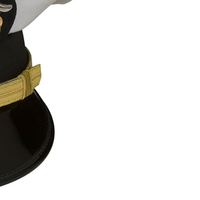 Insignia personalizada Navy Peak Caps Sombrero de calidad premium Hecho en fábrica Sombrero con visera Gorra ceremonial marinero con estilo ajustable