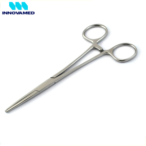 Pinzas hemostáticas Kelly rectas y curvas de 18 cm, de la mejor calidad, para cirugía, de INNOVAMED, al por mayor. - Product Image 6
