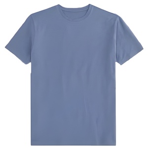 T-shirt de sport surdimensionné à col rond, léger, séchage rapide, pour fitness et gym, vente en gros, t-shirt vierge personnalisable uni - Product Image 1