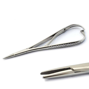 Alicates Mathieu de colocación elástica para ortodoncia, Alicates de sujeción de ligadura recta curvada, herramientas de odontología para ortodoncista - Product Image 2