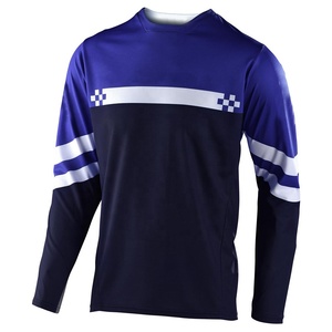 Maillots de VTT respirants à séchage rapide grande taille, impression par sublimation graphique personnalisée, fournisseur d'équipements de motocross, ensemble de course automobile - Product Image 4