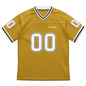 Custom Made American Football Jersey Team Wear American Football Jersey Polyester / Cotton <b>Blend</b> American Football Jersey - Product Image 1