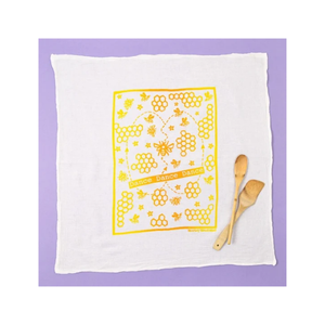 Paño de Cocina Extra Grande de Jacquard Azul con Pequeños Diseños Florales, 18x30 Pulgadas, 520GSM, 100% Algodón, Bordado con Icono de Golf, Alta Absorbencia, Hecho en India - Product Image 2