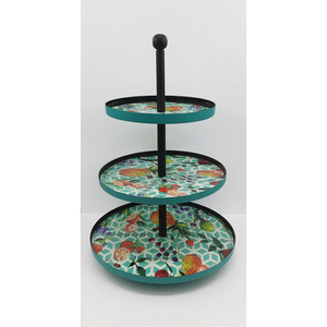 แท่นโชว์เค้กโลหะ3ชั้นแบบปรับแต่งได้สำหรับงานแต่งงานงานเลี้ยงวันเกิดอุปกรณ์ทำเค้ก - Product Image 1