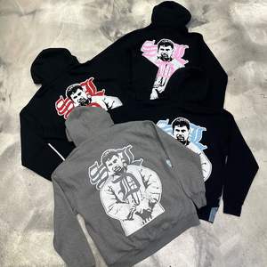 SDL Hommes 100% Coton Biologique Hoodies Diamant Hip Hop Personnalisé Respirant Veste d'Hiver pour Printemps en Quantité en Vrac - Product Image 1