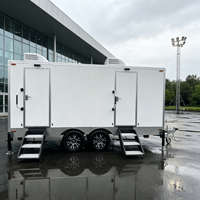 Station sanitaire portable résistante aux chocs pour les zones minières et les compétitions en plein air, toilettes mobiles