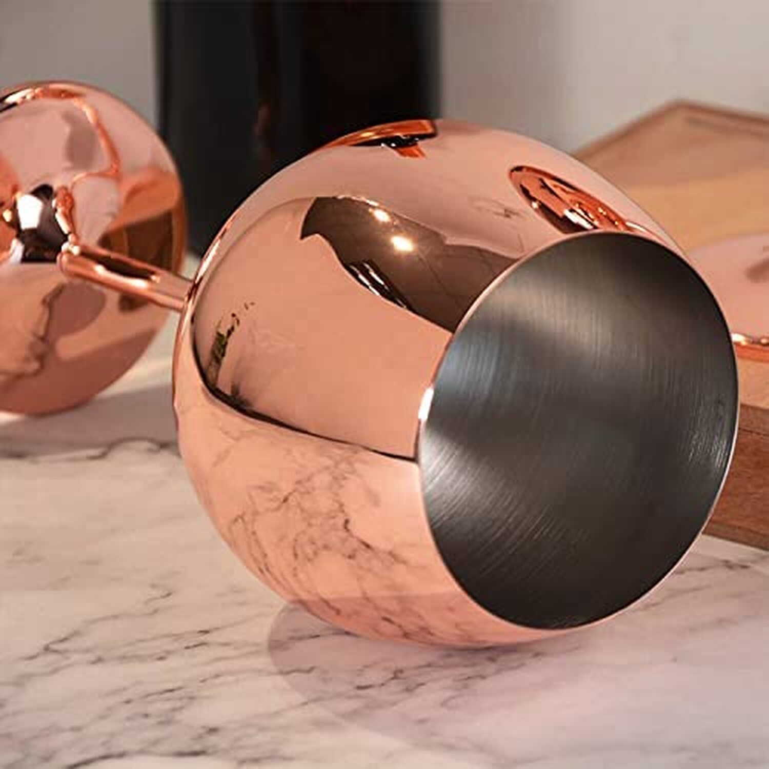 Luxury Colored Stainless Steel Wine Glass 600ml - Xiamen Hch Industry Co., Ltd. | Unbreakable Metal