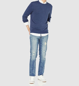 Breathable Top Selling Custom Made OEM Men's 100% Cotton Thick Winter <b>Plus</b> <b>Size</b> <b>Sweaters</b> Customized Colors & Logo High Quality - Product Image 2