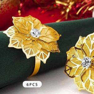 Rond de serviette de table avec fer pour un rond de serviette de luxe unique en forme de vintage mariages et noël - Product Image 4