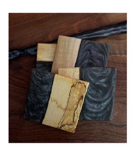 Sous-verres en bois et résine de qualité supérieure pour boissons Sous-verres carrés pour tasse de Table Tasses à bière Tapis et tampons Vaisselle Sous-verres Sublimation Liège - Product Image 2