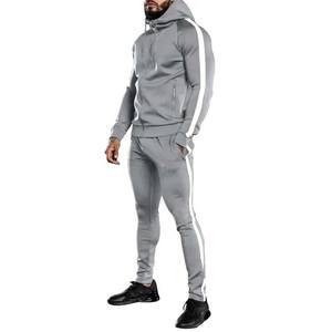 Wholesale Clothing Manufacture <b>Apparel</b> Two Piece Set Custom 100%Cotton Oversized Hoodies & Sweatshirt Men Joggers Set Tracksuits - Product Image 3